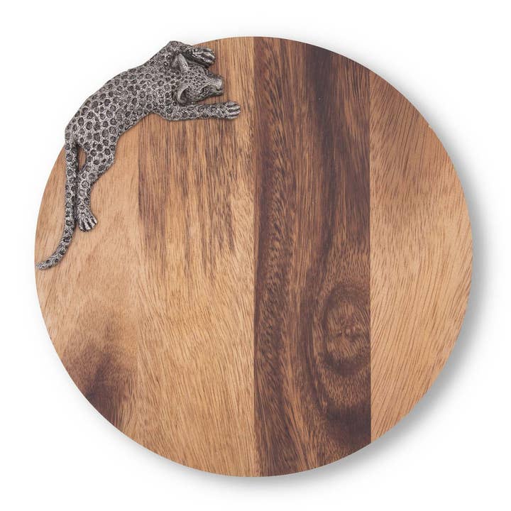Leopard Cheese Board for wholesale by Vagabond House