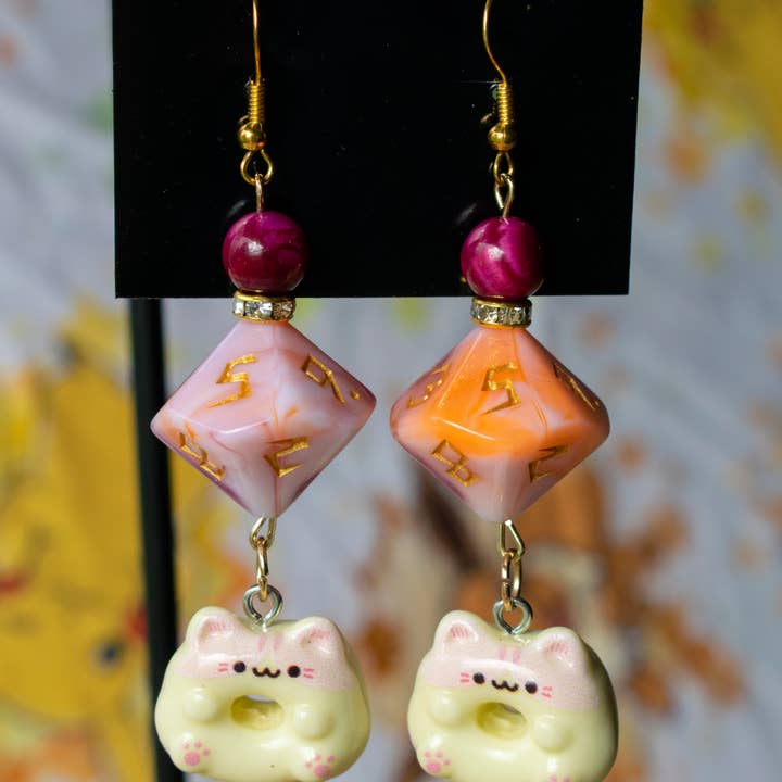 Melody's Menageries (Critical Crystals) - Wholesale Jewelry Set - Dice earring wholesale box36