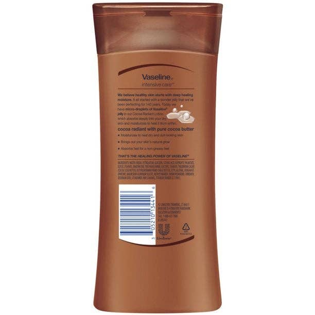 KT Supply - Wholesale Body Cream/Lotion - Vaseline Intensive Care Cocoa Radiant Body Lotion, 10 Oz.1