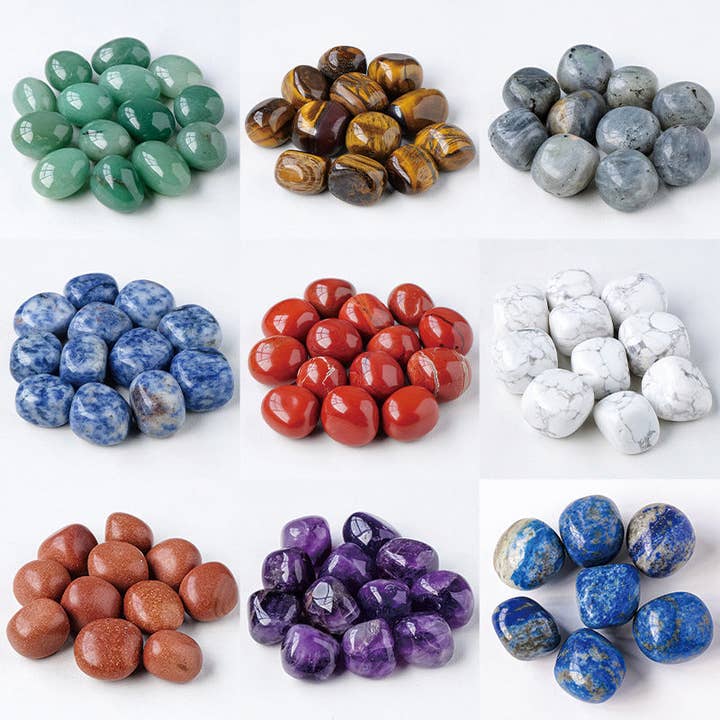 Moon Rituals - Wholesale Spiritual stone/crystal - 100g Crystal Tumble Set - Small Tumbles (2-3cm, 5-10 tumbles in one pack)
