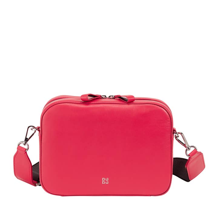 Sac à bandoulière en cuir pour femme Dudu Framboise pour la vente par dudu