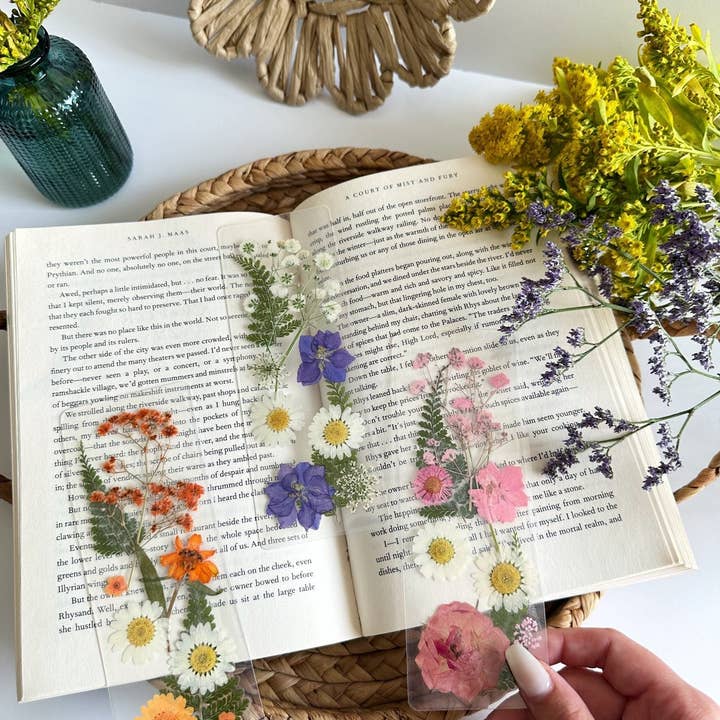 Petals & Pages by Grace - Wholesale Bookmark - pressed flower bookmarks5