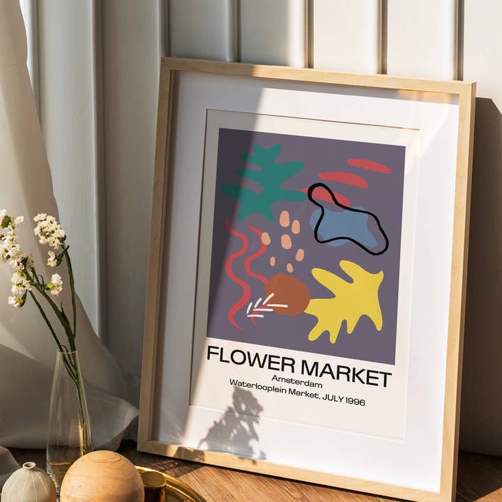 Lune Club - Wholesale Art Print - Flower Market Amsterdam Print #4