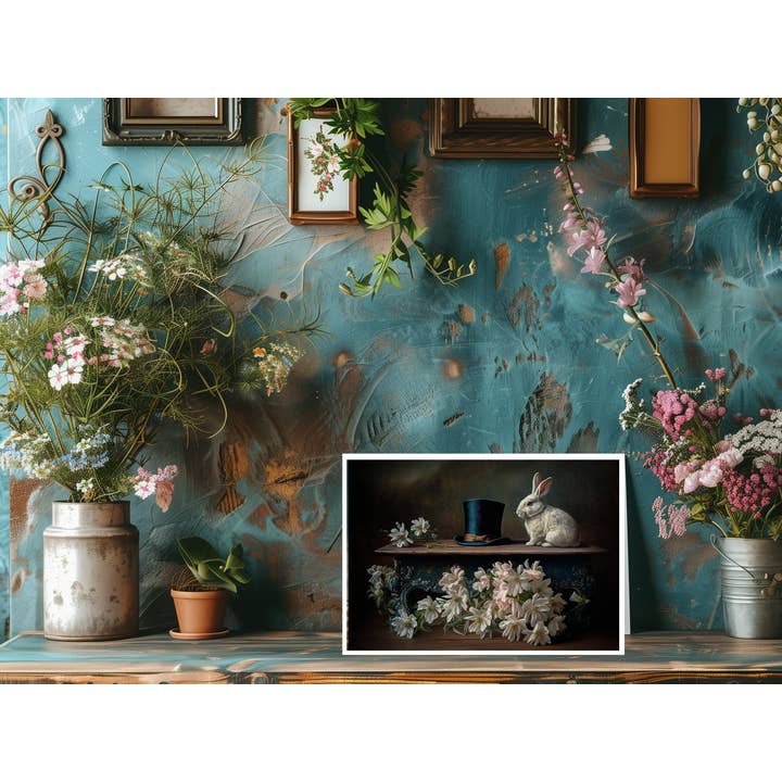 Salty Alyce – wholesale Everyday greeting card – The Enchanted Hare Blank Card 201AS 1