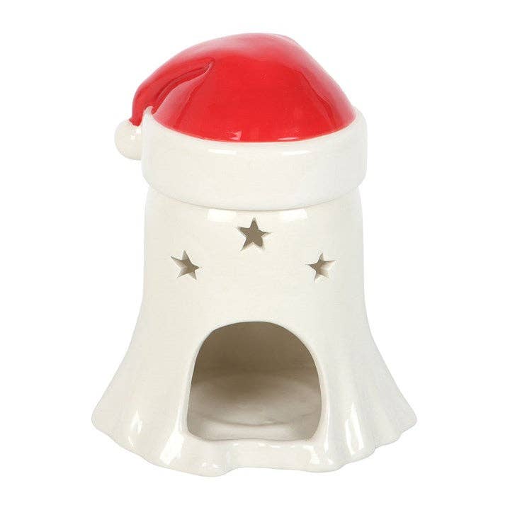 Something Different Wholesale - Wholesale Wax Warmer - Christmas Ghost with Santa Hat Oil Burner and Wax Warmer4