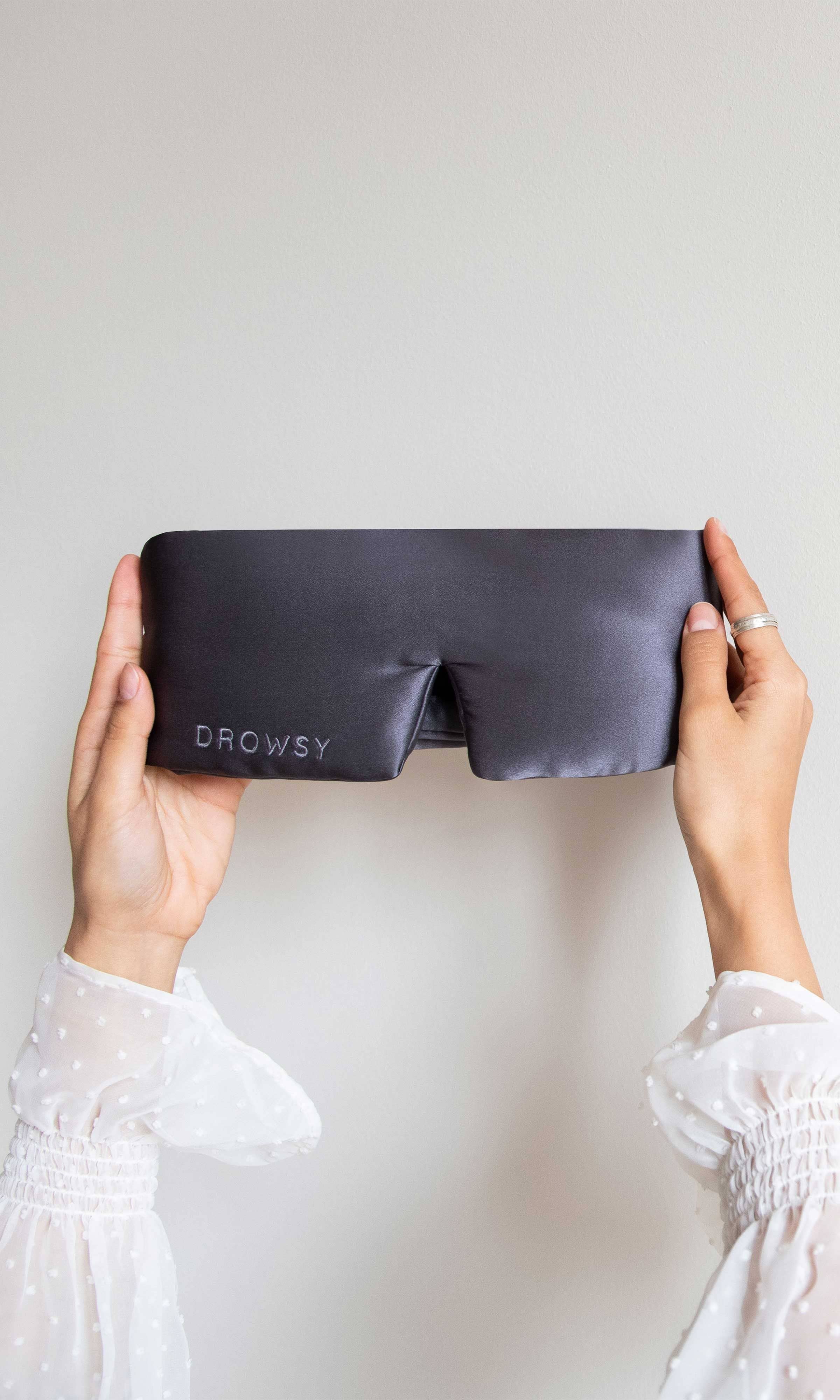 Drowsy Sleep Co. – Máscara de olhos/sono por atacado – Máscara de Dormir de Seda Sombra do Luar6