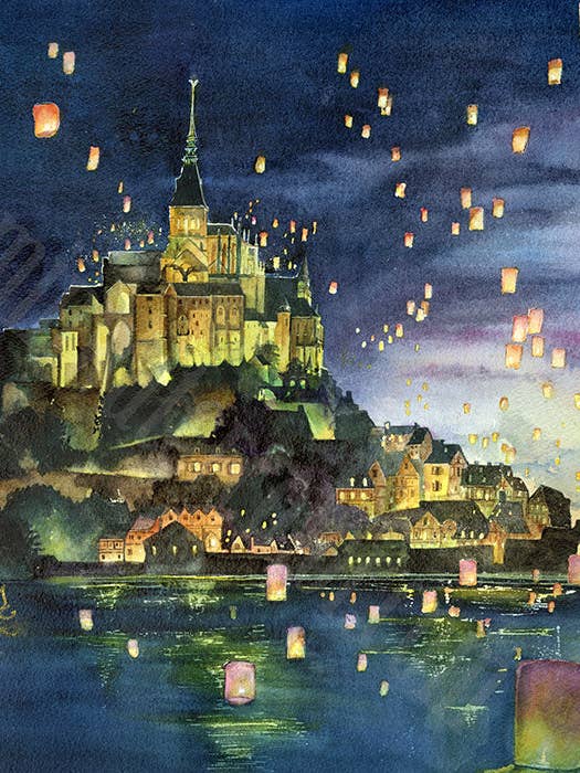 See The Light - Medieval / Story Collection Print for wholesale by Dream In Watercolor