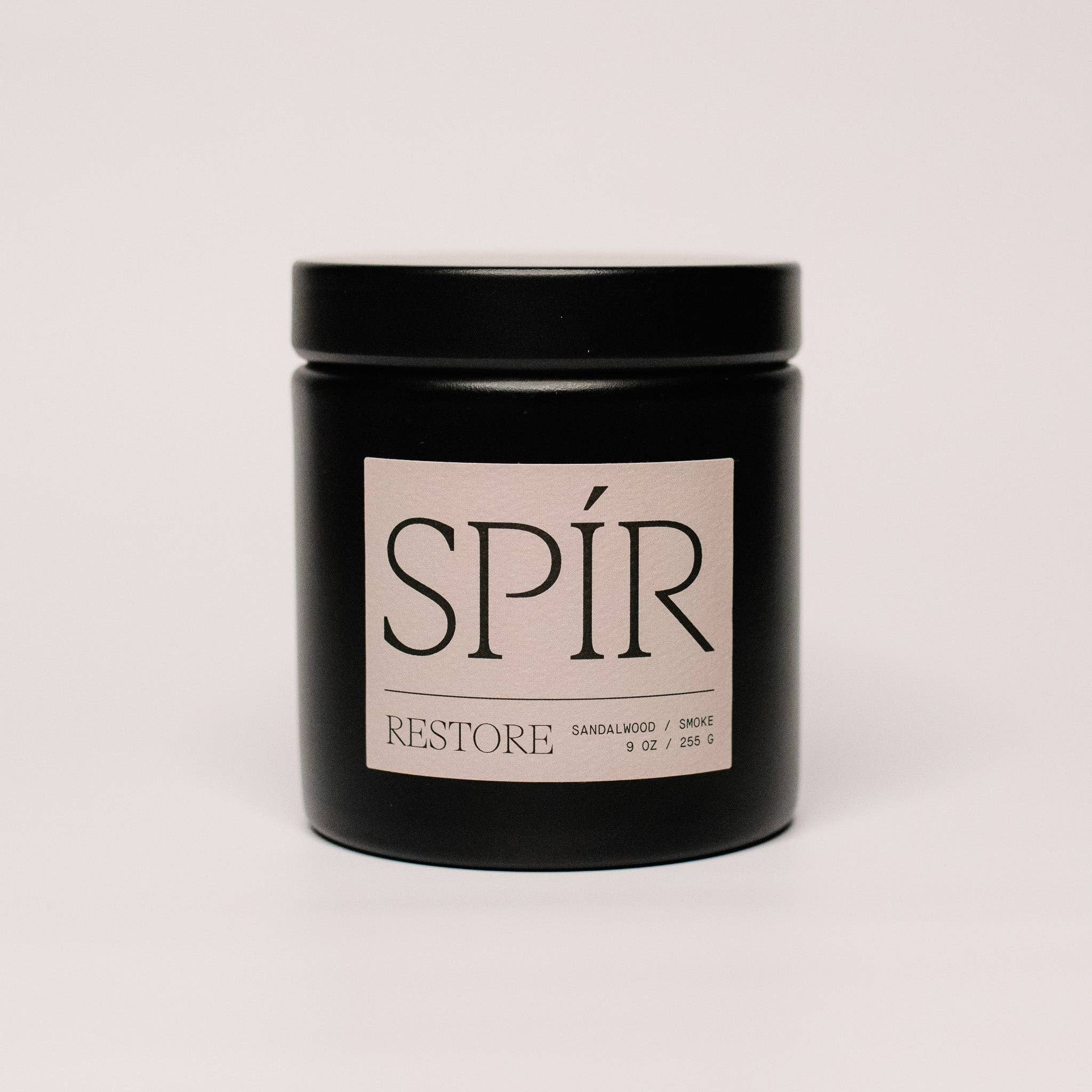 Spír Candle Co. - Wholesale Jar/Filled Candle - Restore – 9 oz Candle3