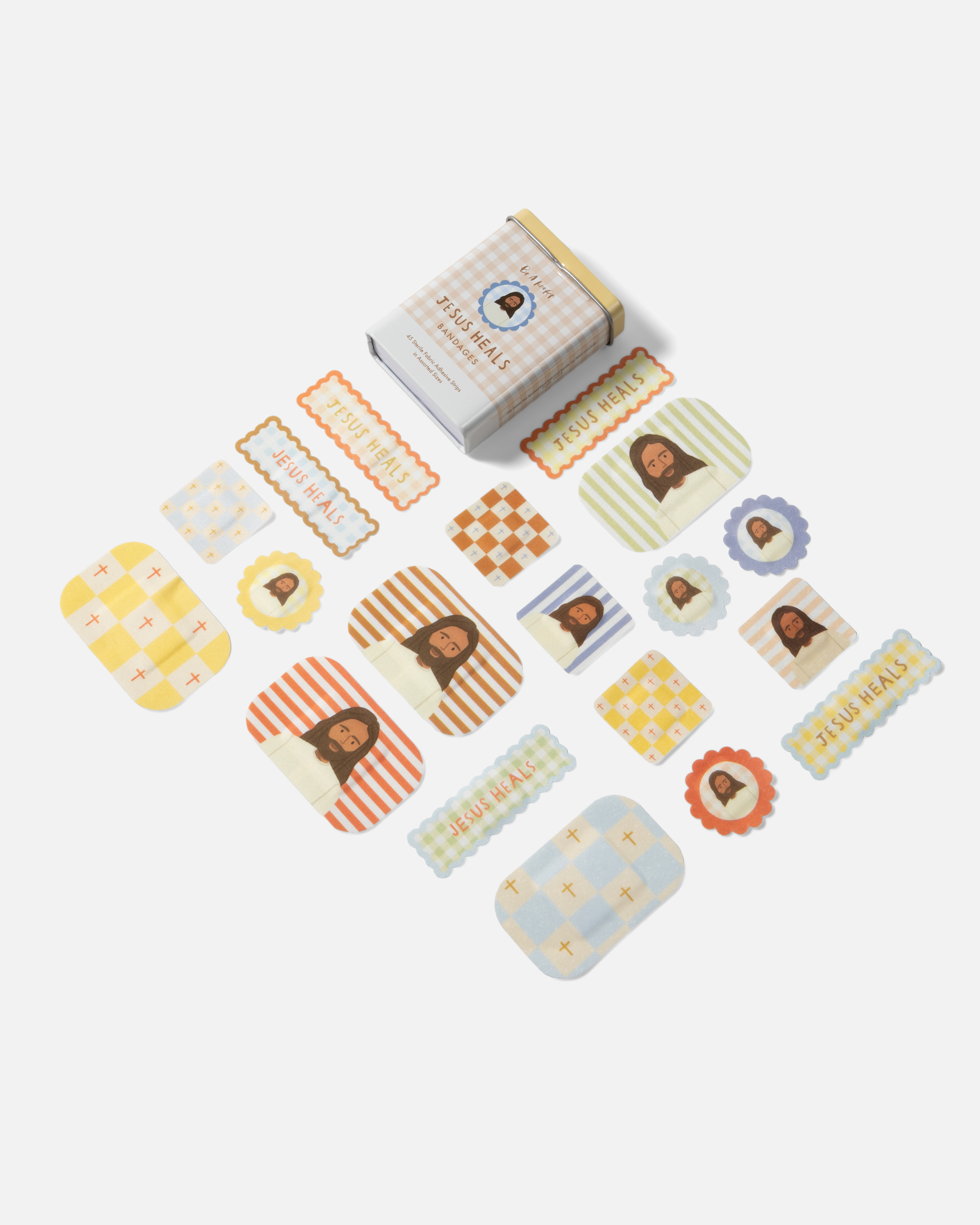 Be A Heart - Wholesale Bandaids/Bandages - Jesus Heals Bandages® – Assorted Fabric Cottage Collection2