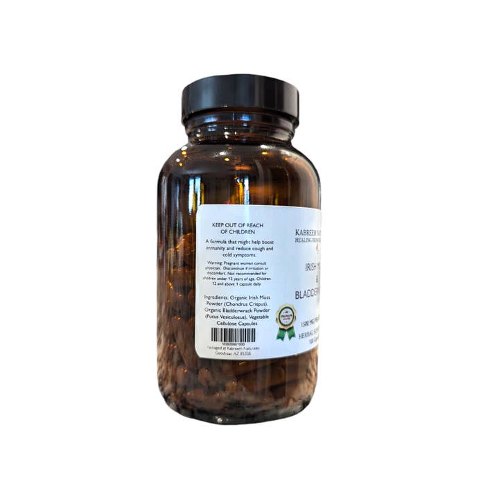 Kabreem Naturales - Wholesale Oral supplement/vitamin - Irish Moss & Bladderwrack Capsules (Iodine)2