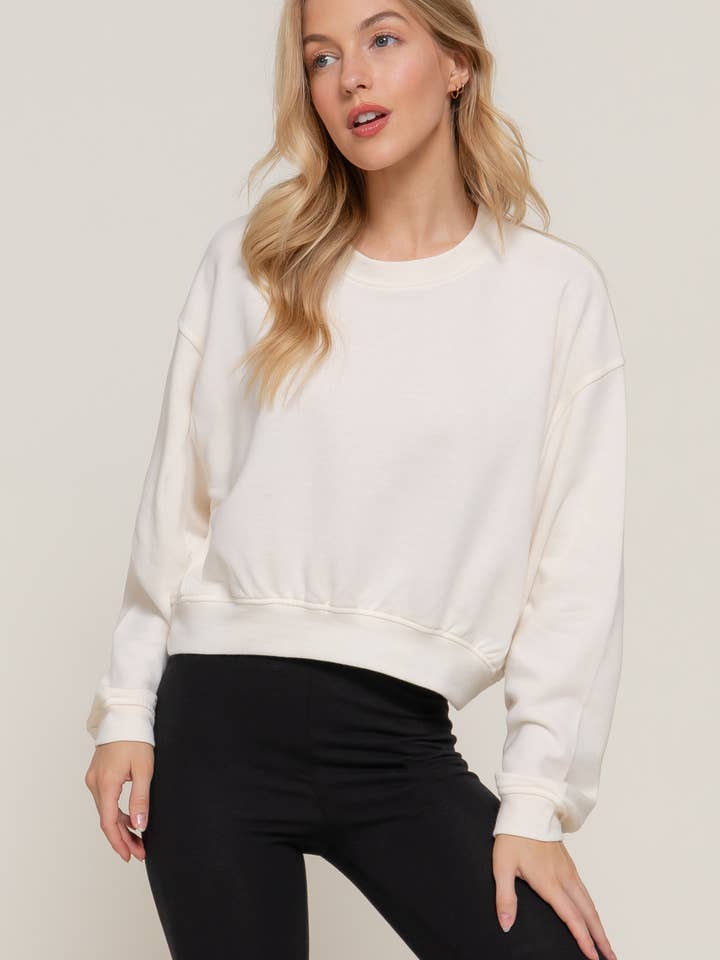 42POPS – Sweatshirt - Mulher por atacado – ...._ Sweatshirt Básico Cortado2