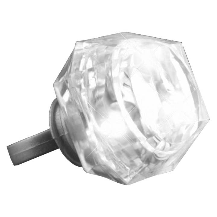 Blinkee.com, LLC - Wholesale Gag Gift/Novelty Gift - Huge Gem White Diamond Novelty Flashing Ring