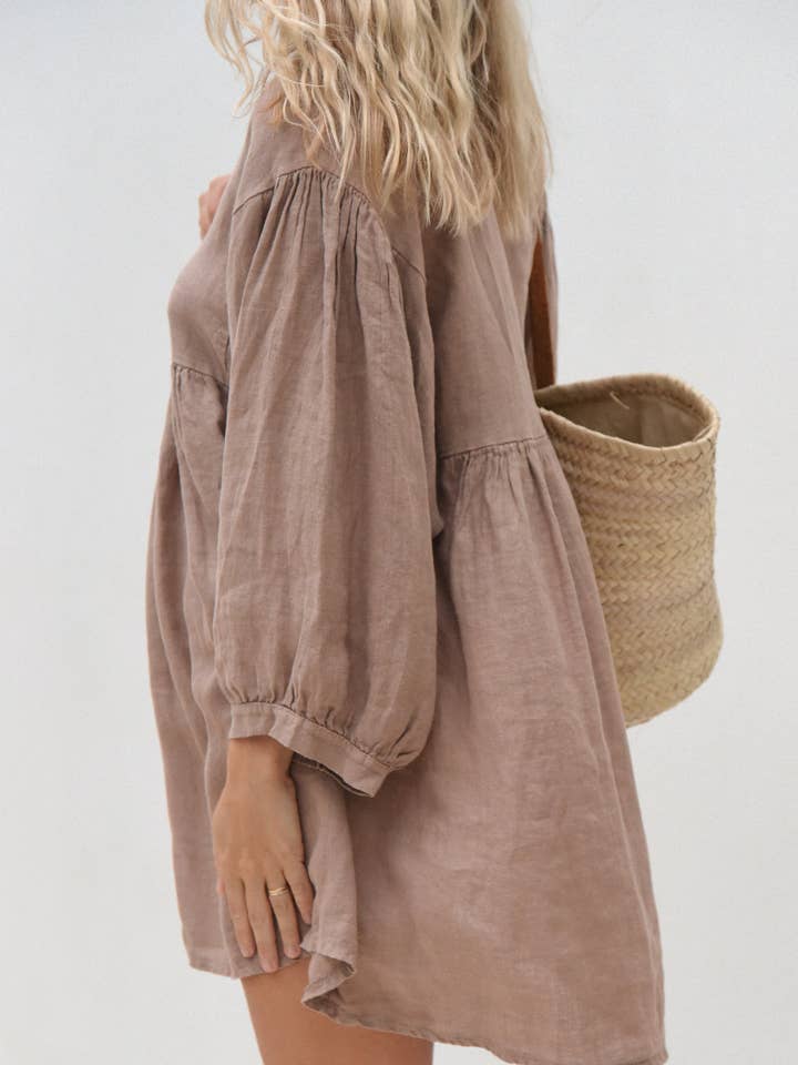 The Bella Dress // Rye for wholesale by Beachwood The Label