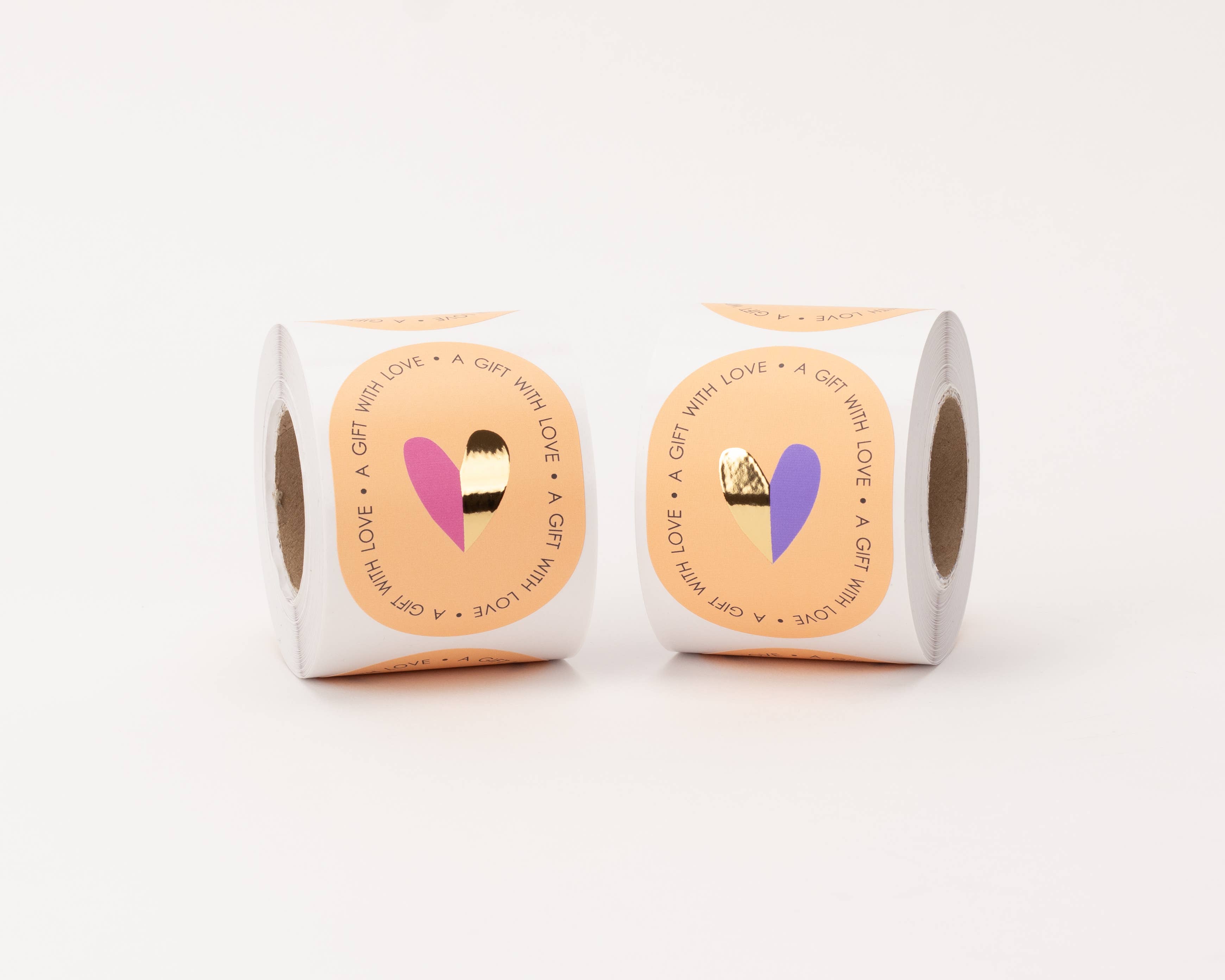 liebevoll verpackt - Venta al por mayor Pegatina - Pegatina Un regalo con amor, corazón, 55x75mm1