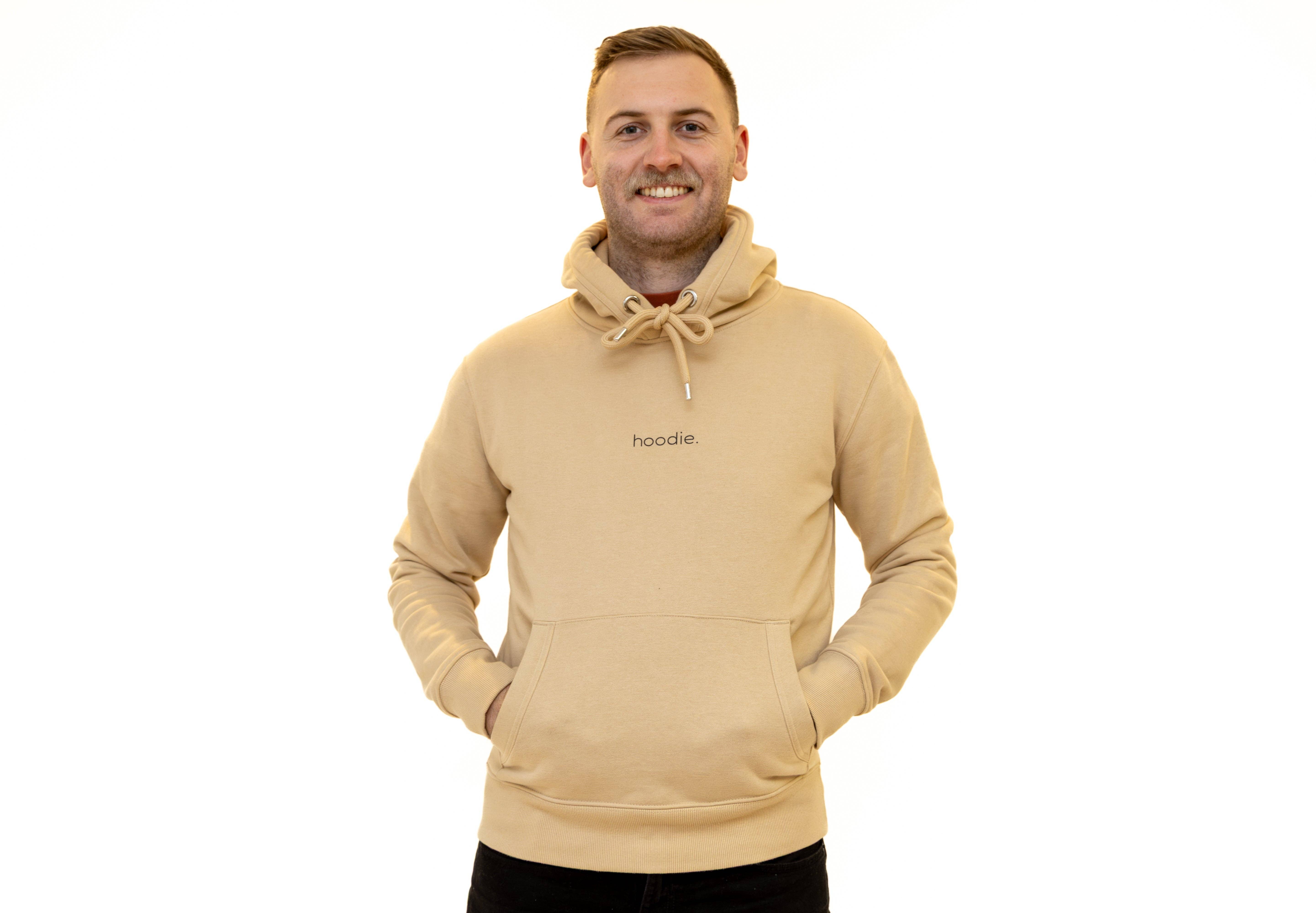 simple. panda – wholesale Hoodie – Unisex – simple. hoodie. desert-sand.