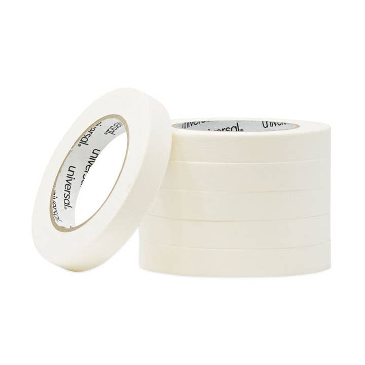 Everyday Supply Co - Wholesale Tape - Universal Masking Tape, 3" Core, 18mm x 54.8m, Beige, 6 Pack0