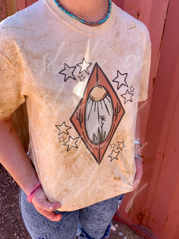 Camiseta Mustard Desert Diamond para venta al por mayor de Slash G Top and Tee Co.