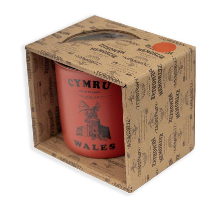 MANAV – wholesale Coffee mug – Welsh Red Matt Porcelain Mug3