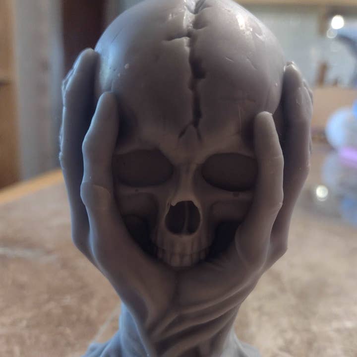 Vela Caveira de Radiância Sombria por atacado de Scent Fushion Candles