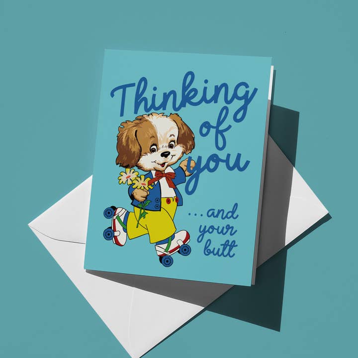 Thinking Of You Greeting Card for wholesale by Cosmic Flower