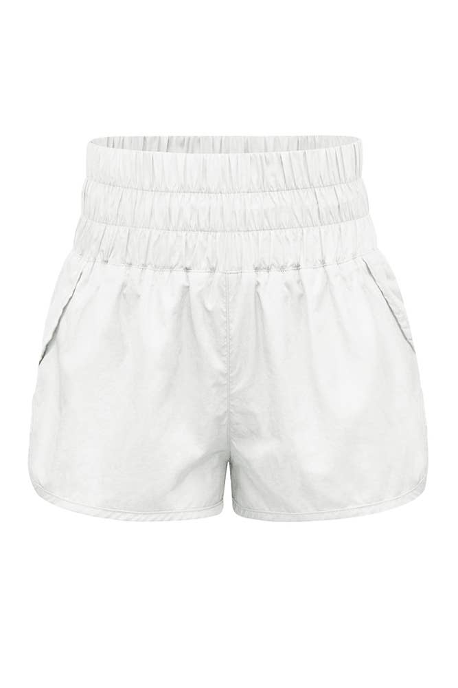 UNISHE - Wholesale Athletic Shorts - Women's - High Waist Elastic Sportswear Running Shorts ZZKF5097