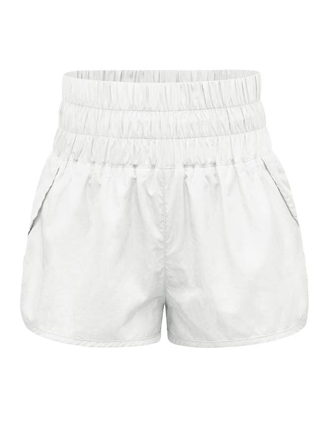 UNISHE - Wholesale Athletic Shorts - Women's - High Waist Elastic Sportswear Running Shorts ZZKF5097