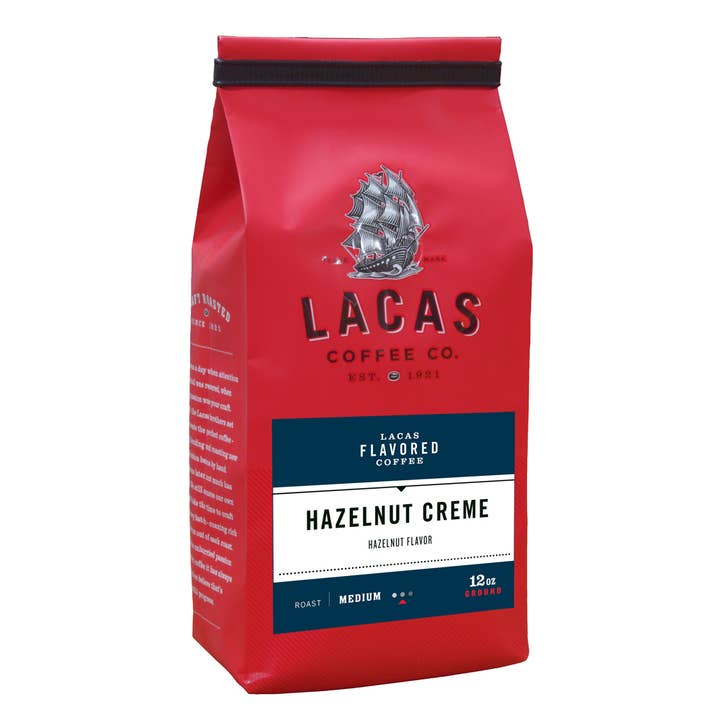 Hazelnut Cream 12 oz. for wholesale by Lacas Coffee