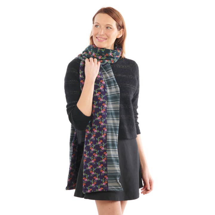 Bacchus scarf for wholesale by FIL DE JOUR