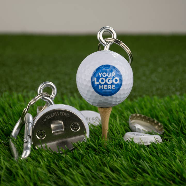 Buffalo Bottle Craft - Vente Ouvre-bouteille/tire-bouchon - Ouvre-bouteille de balle de golf, cadeau de golf, logo personnalisé ou graphique