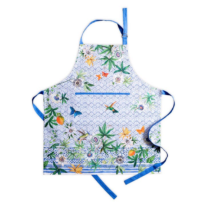 Maison d'Hermine - Design in Every Thread - Wholesale Apron - Apron 100% Cotton - Spring/Summer - Passiflora