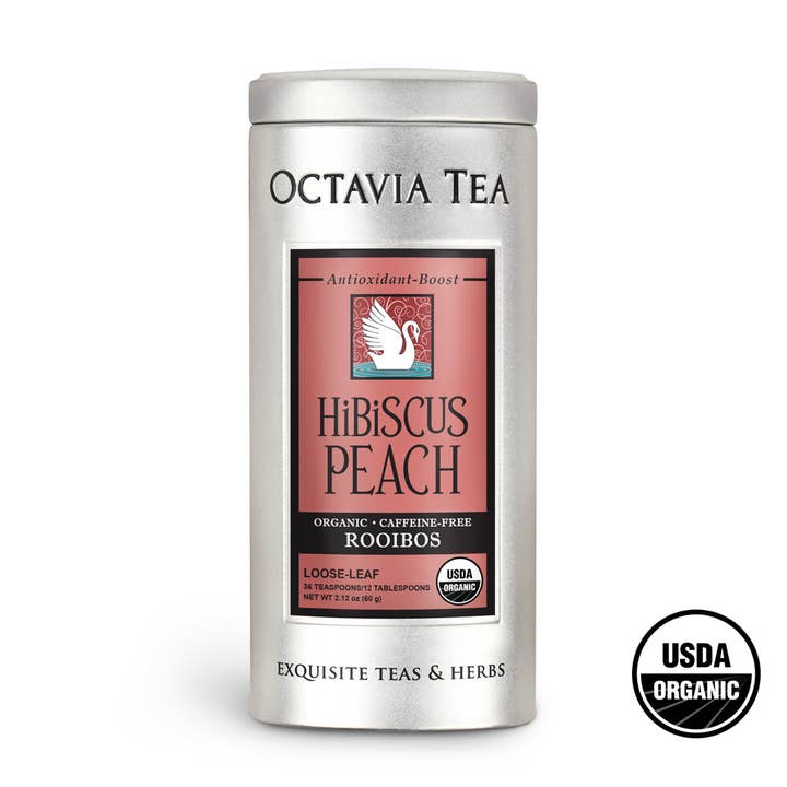 Octavia Tea - Wholesale Loose Tea - Hibiscus Peach - Organic4