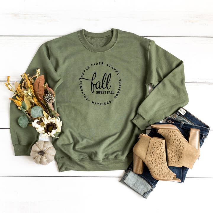 Fall Sweet Fall | Sweatshirt for wholesale by Olive And Ivory Wholesale