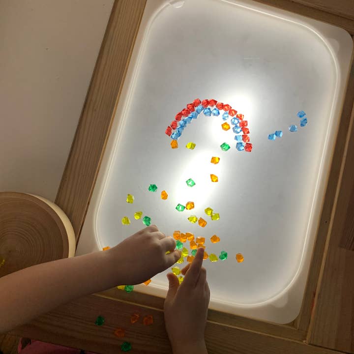 Stars and Sensory – Engroshandel Legetøjssæt - Børn – Lysbord Flisat Indsats