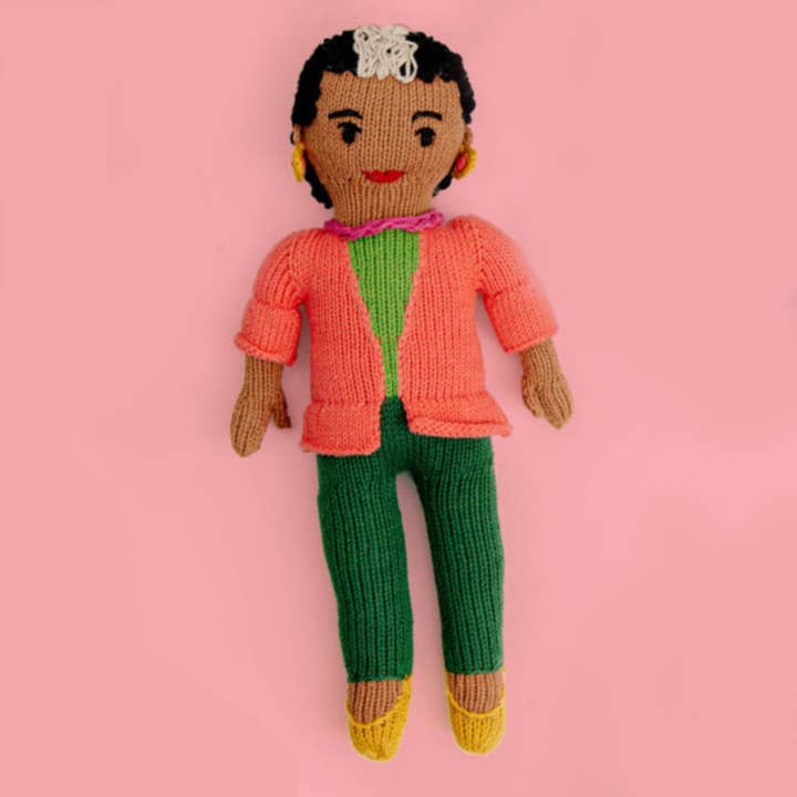 Knit Maya Angelou Doll for wholesale by Global Goods Partners