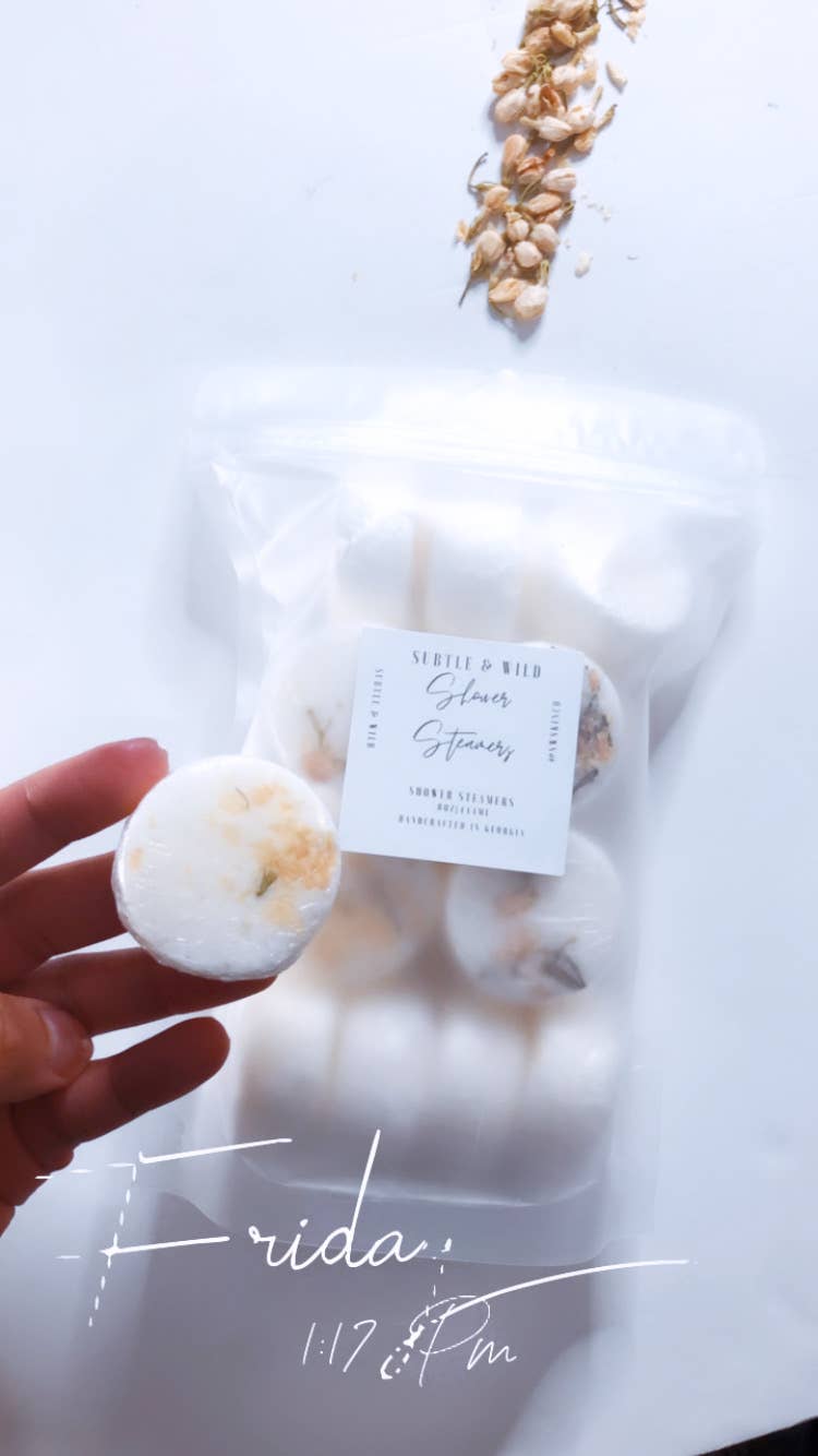 Subtle & Wild – wholesale Shower steamer/bomb – Jasmine & Bamboo Shower Steamers|Bath Bomb|Gift|Shower Steam2