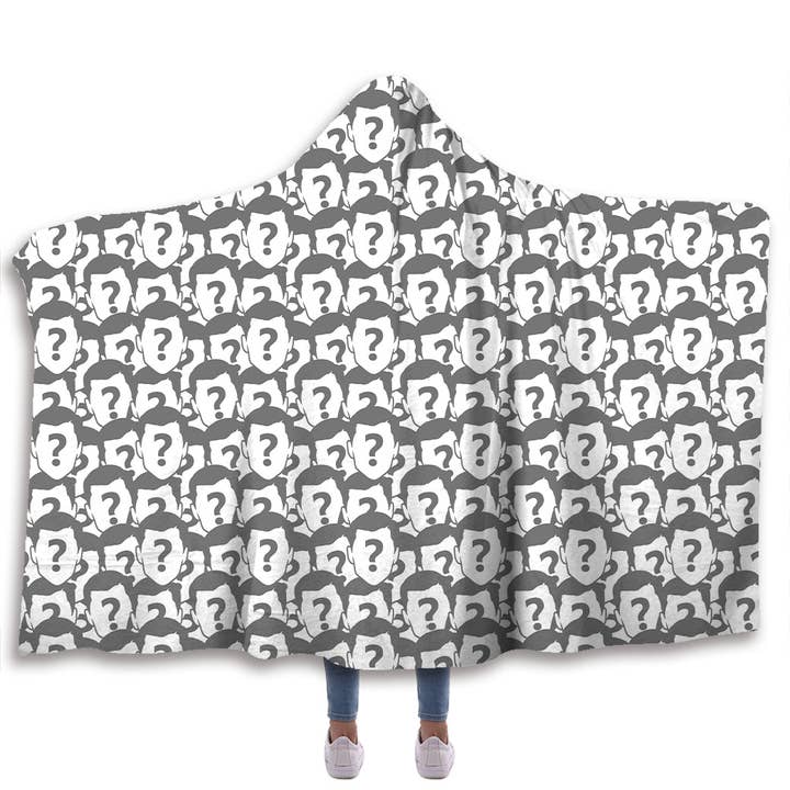 All Over Face Custom Hooded Blanket for wholesale by Beloved Shirts
