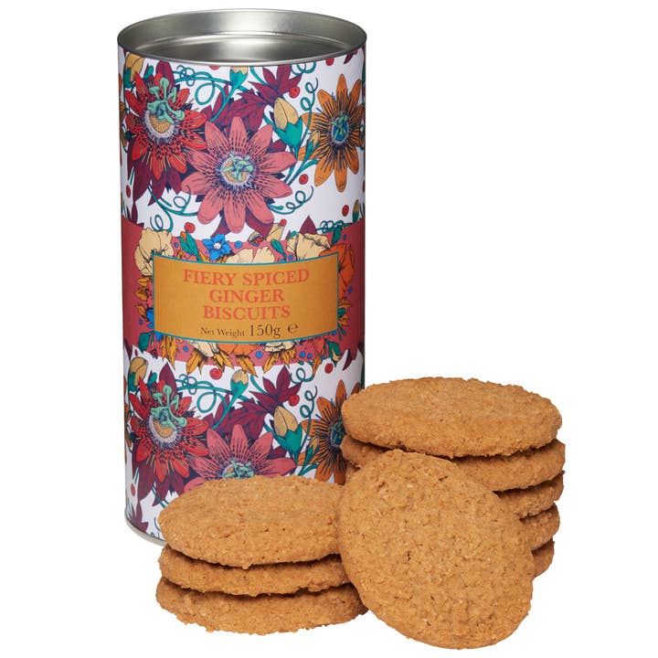 Infinity Brands - Wholesale Cookie - Frida Kahlo Fiery Spiced Ginger Biscuits Gift Tube