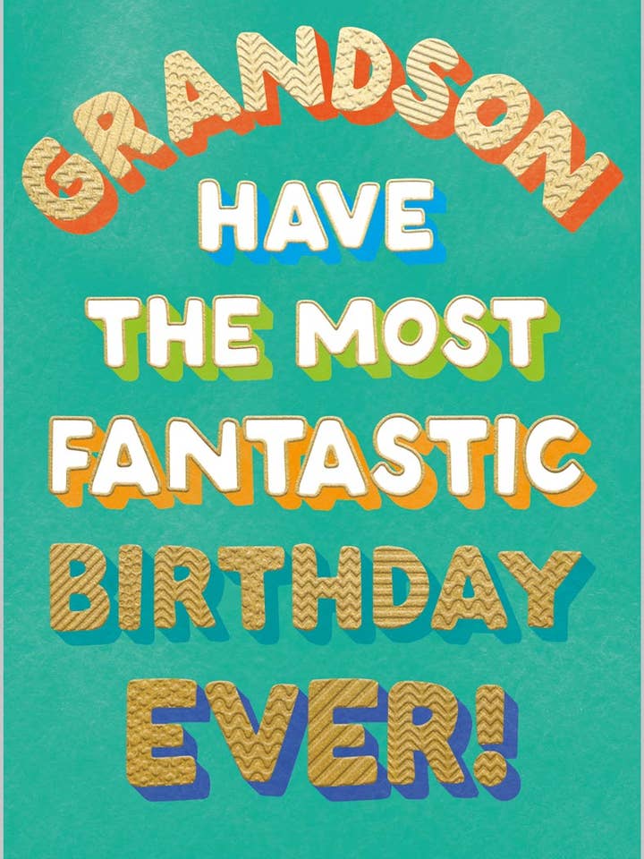 Texto Fantástico de Cumpleaños para el Nieto para venta al por mayor de Abacus Cards and Clare Maddicott Publications