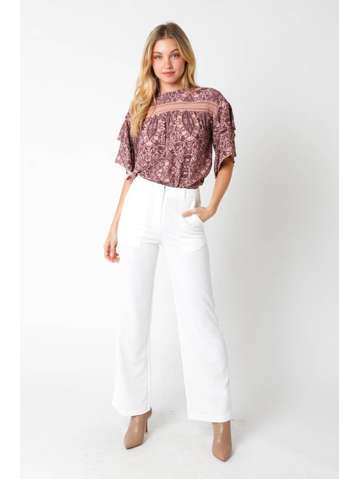 Mauve Purple Kelsey Top
for wholesale on Faire3