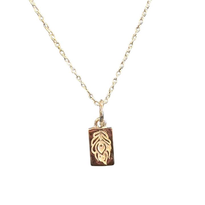 Asia West - Venta al por mayor Collares con colgantes/abalorios - Collar de plumas de pavo real 1