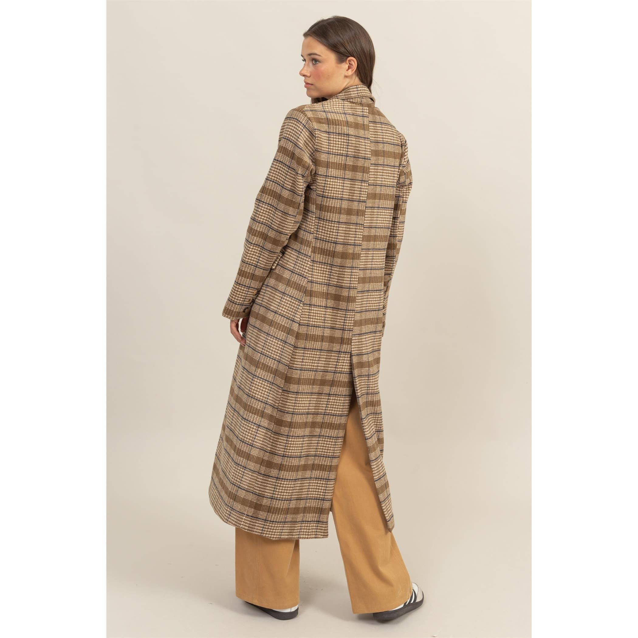 HYFVE - Wholesale Coat - Women's - Plaid Long Coat10