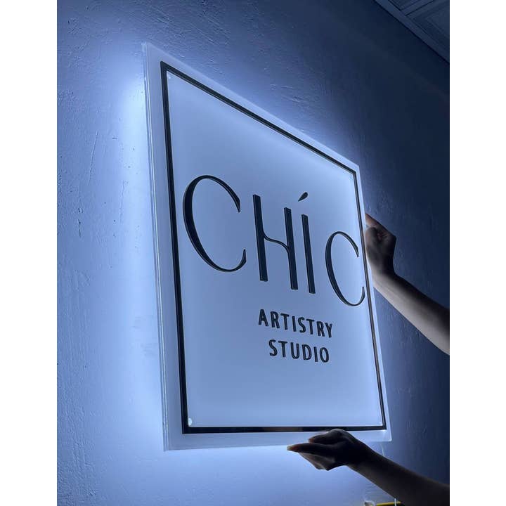 Glow Neon - Wholesale Neon Sign - Personalize Logo/Signboard w/ LED Lights, Sign for Business