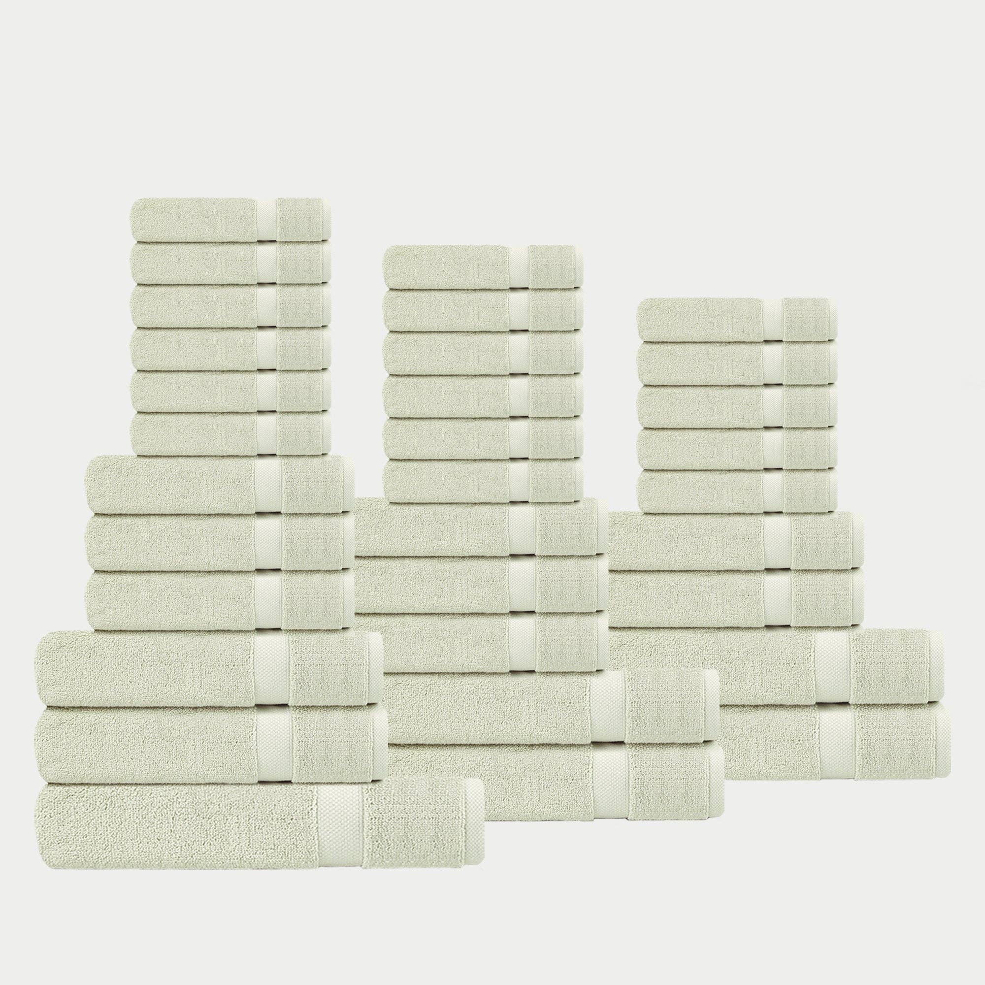 Delara - Wholesale Towel Set - 100% Organic Cotton Quick Dry Starter Bath Set35