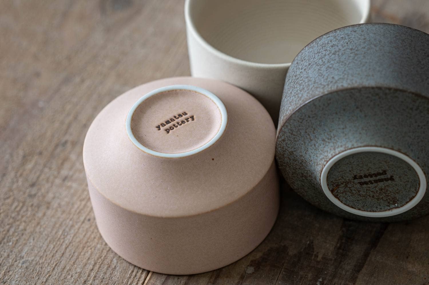 Yamani - Wholesale Bowl - Chacha Surisuri Shironeri Small Matcha Bowl5