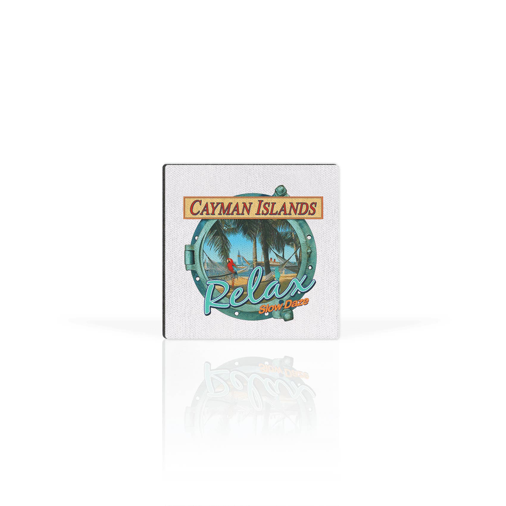 Matrix - Wholesale Coasters - Customizable 4" Square Neoprene Coaster: Swingers Club Rela