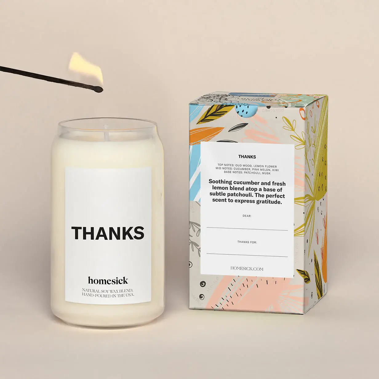 Homesick Candles - Wholesale Jar/Filled Candle - Thanks Candle3