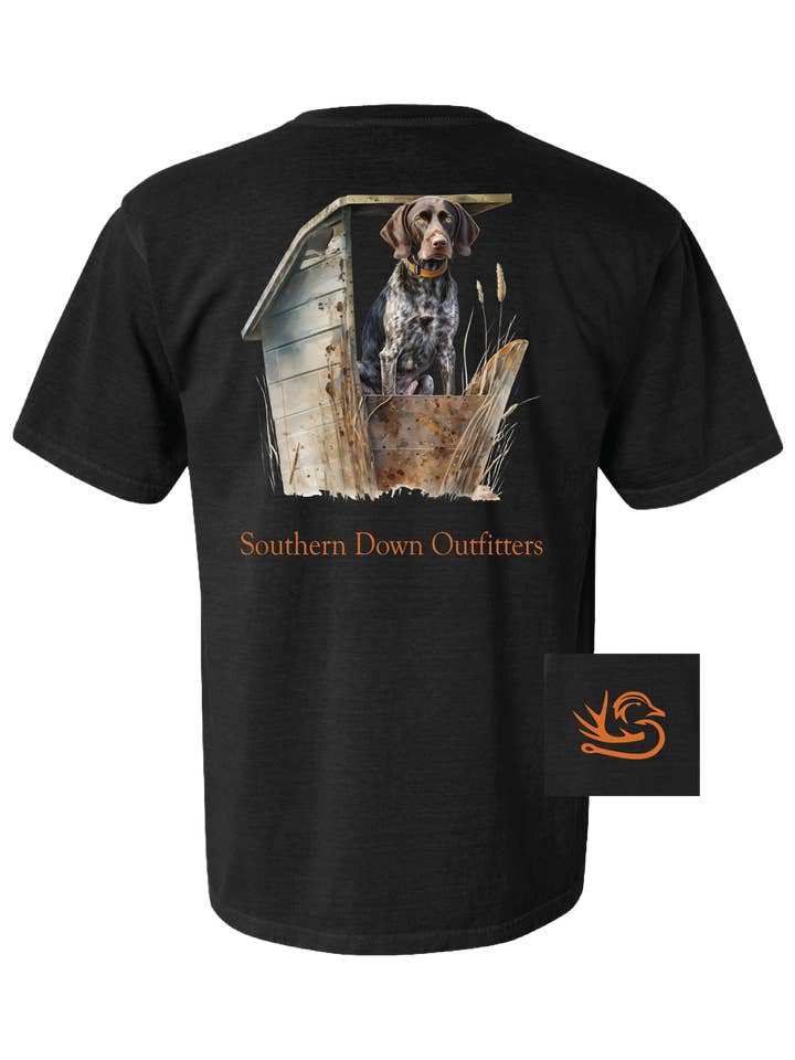 Southern Down Outfitters - Wholesale Screen Printed T-Shirt - Men's - Dog Blind Tee1