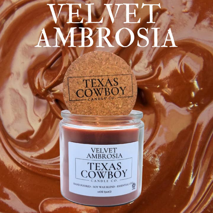 Velvet Ambrosia for wholesale by Texas Cowboy Candle Co.