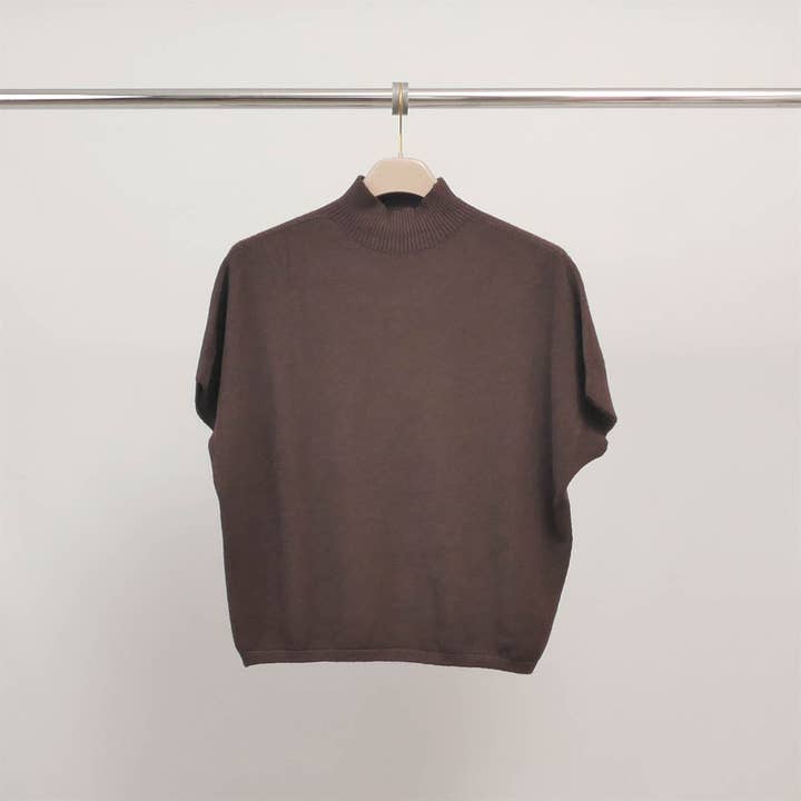 Cecile Wang - Wholesale Knit Sweater - Women's - Sleeveless high-neck top YF570335