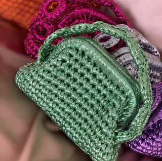 SIBYLLADELPHICA - Wholesale Clutch Bag - Women's - Mini Metallic Gold Crochet Clutch Bag - Persefoni3